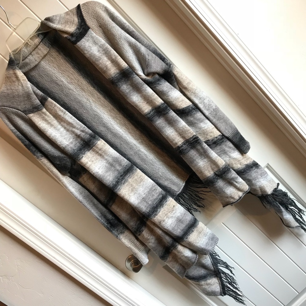 Maurice’s Boho Fringe Cardigan XL